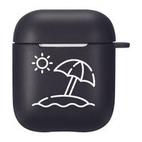 HKM-153171 TPU Flip Style Case for AirPods 2nd Generation - Silicone Material with Printed Design
