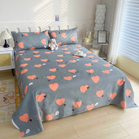 HKM-153235 Skin-Friendly Brushed Bed Sheet in Various Sizes for Single Beds