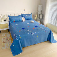 HKM-153235 Skin-Friendly Brushed Bed Sheet in Various Sizes for Single Beds