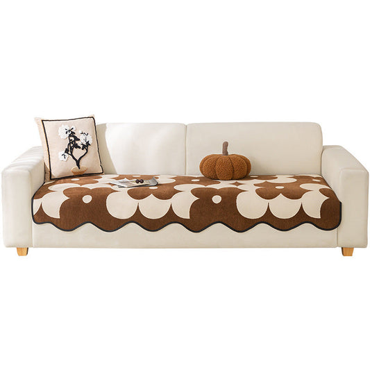 HKM-153427 Love and Hate Chenille Sofa Cushion - Solid Color and Floral Patterns in Multiple Sizes