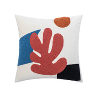 HKM-153555 Cute Cartoon Panda Embroidery Cushion Cover – 45x45cm Decorative Pillow with Colorful Design