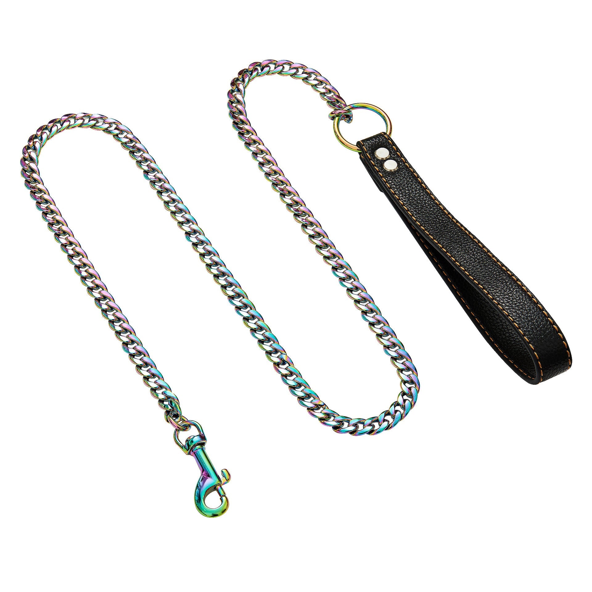 HKM-153555 Stainless Steel Traction Rope with PU Material, 125cm Length, 11.5mm Width