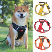 HKM-153619 Reflective No Pull Dog Harness – Breathable Oxford Cloth Vest for Outdoor Training and Walking