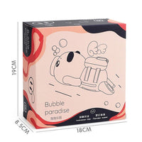 HKM-153683 Automatic Bubble Blower Toy with Music and Lights for Outdoor Fun - Perfect for Ages 2 to 4