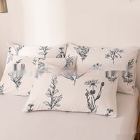 HKM-153747 Elegant Modern Three-Piece or Four-Piece Bedding Set with Down Quilt Cover, Multiple Sizes Available