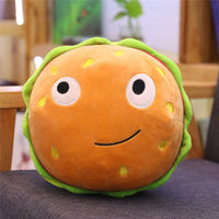 HKM-153811 Cute Cartoon Hamburger Plush Doll - Ideal for Youth Ages 15-35, Filled with Soft PP Cotton