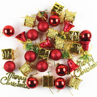 HKM-153875 Red and Gold or Blue and Silver Butterfly Christmas Ornament Pendant for Tree Decoration