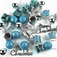 HKM-153875 Red and Gold or Blue and Silver Butterfly Christmas Ornament Pendant for Tree Decoration