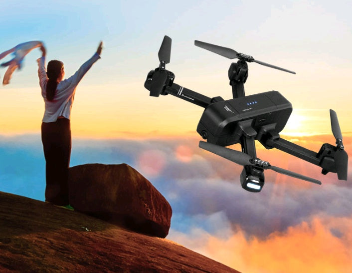 HKM-153939 Folding Quadcopter with GPS, 1080P Camera, and User-Defined Flight Features