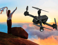 HKM-153939 Folding Quadcopter with GPS, 1080P Camera, and User-Defined Flight Features