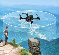 HKM-153939 Folding Quadcopter with GPS, 1080P Camera, and User-Defined Flight Features