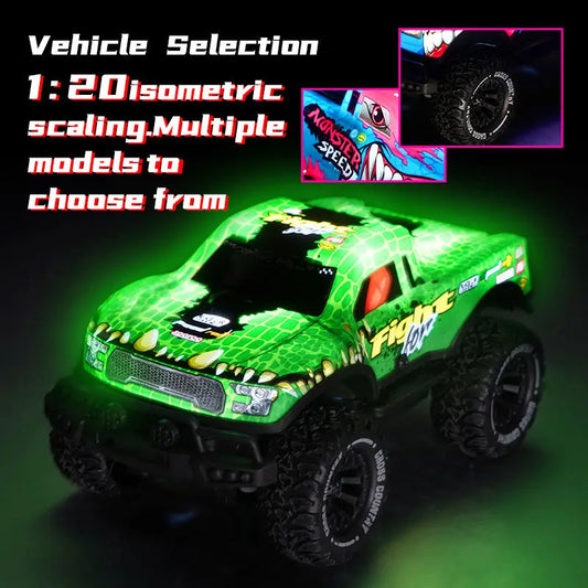 HKM-154003 1/20 Scale Remote Control Off-Road Vehicle for Kids – 4 Channel Animal Car Toy, Ready-to-Go, Electric Power