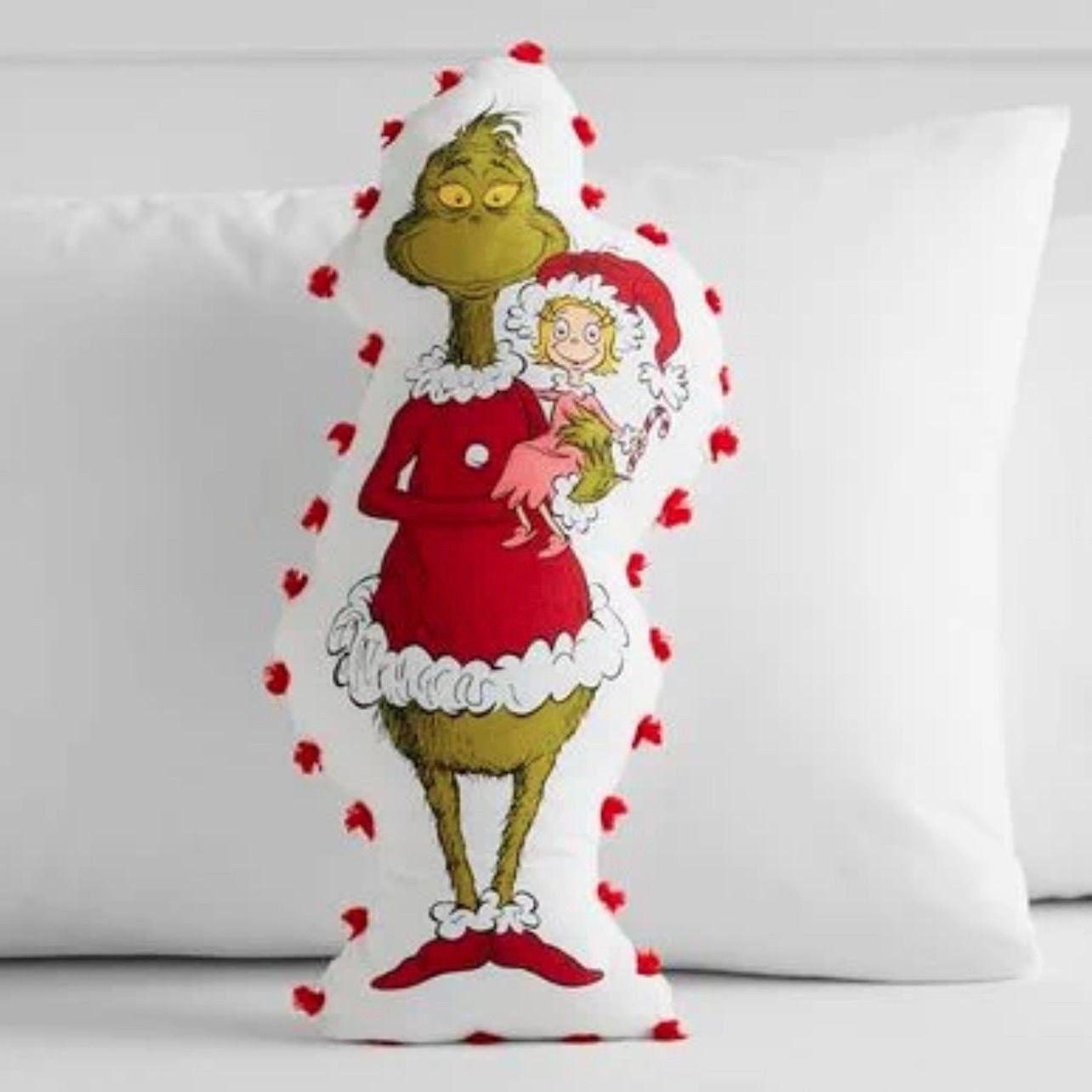 HKM-154387 Christmas Decorative Embroidered Pillows Collection – FALALA, HOHOHO, Snowman, Santa & More