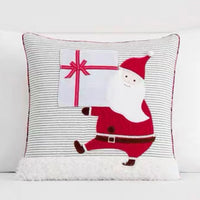 HKM-154387 Christmas Decorative Embroidered Pillows Collection – FALALA, HOHOHO, Snowman, Santa & More