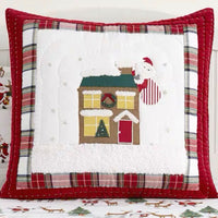HKM-154387 Christmas Decorative Embroidered Pillows Collection – FALALA, HOHOHO, Snowman, Santa & More
