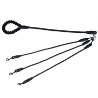 HKM-154387 Wear-Resistant Nylon Dog Leash for Golden Retrievers - Multi-Head Traction System