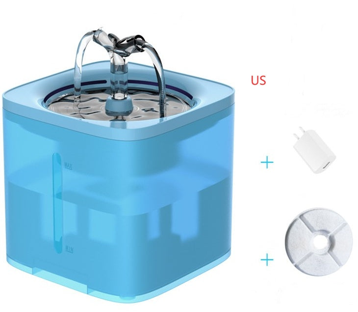 HKM-154451 Automatic Drinking Fountain for Cats and Dogs - 2L Capacity, USB-Powered, Multiple Color Options