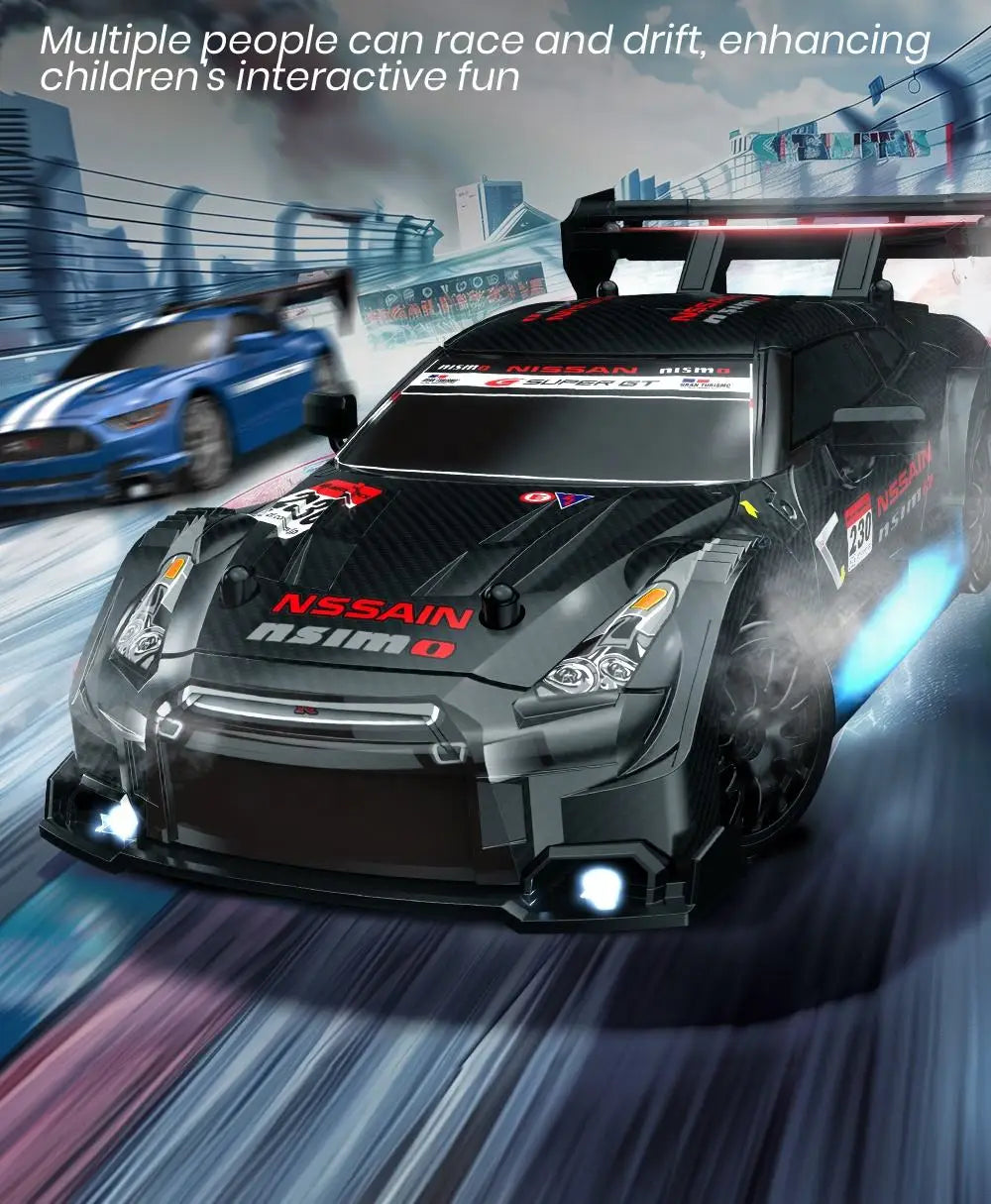 HKM-154579 4WD Electric Remote Control Drift Car 1:20 Scale with Replaceable Tires and 30m Range