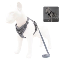 HKM-154771 Vest-Style Pet Dog Leash and Harness Set with Reflective Rope Options