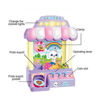 HKM-154835 Electric Mini Claw Machine Toy for Kids - Interactive Doll Game Crane Game, Ages 3+