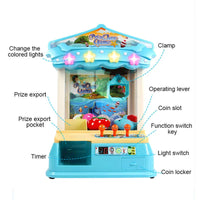 HKM-154835 Electric Mini Claw Machine Toy for Kids - Interactive Doll Game Crane Game, Ages 3+
