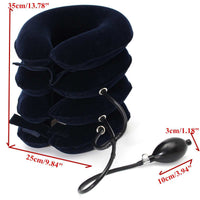 HKM-155283 Cervical Traction Neck Support Pillow - Inflatable U-Shaped Neck Pain Relief Device