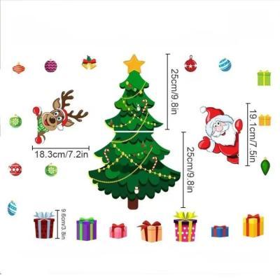 HKM-155347 Christmas-Themed Cartoon Refrigerator Magnet Set in Medium Size
