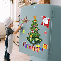 HKM-155347 Christmas-Themed Cartoon Refrigerator Magnet Set in Medium Size