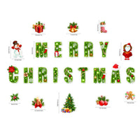 HKM-155347 Christmas-Themed Cartoon Refrigerator Magnet Set in Medium Size