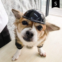 HKM-155347 Pet Helmet New Motorcycle Helmet Dog Cat Accessories Pet Toy Hat Headwear