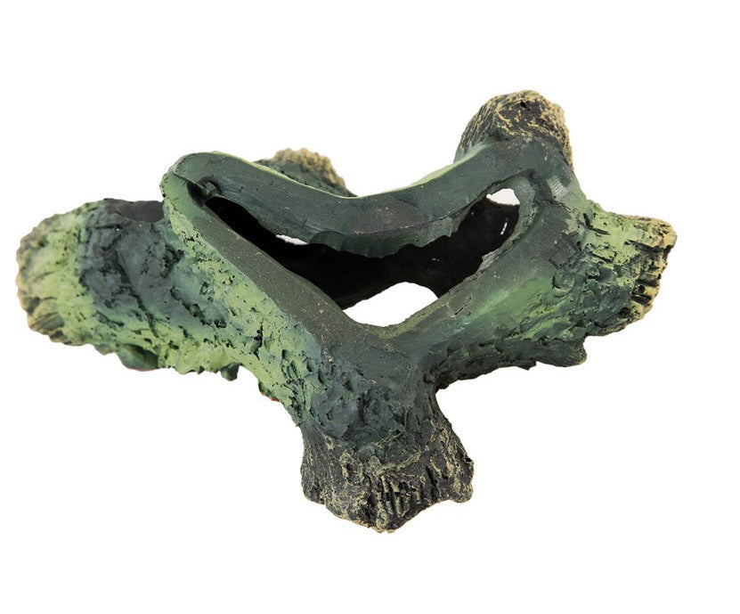 HKM-155411 Aquarium Decoration - Elegant Resin Tree Branches in Diamond and Rhombus Shapes