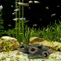 HKM-155411 Aquarium Decoration - Elegant Resin Tree Branches in Diamond and Rhombus Shapes