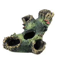 HKM-155411 Aquarium Decoration - Elegant Resin Tree Branches in Diamond and Rhombus Shapes