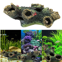 HKM-155411 Aquarium Decoration - Elegant Resin Tree Branches in Diamond and Rhombus Shapes