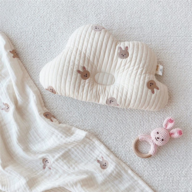 HKM-155539 Baby Shape Memory Foam Pillow - Breathable, Sweat-Absorbing, Comfortable Design for Infants (1-3 Years)