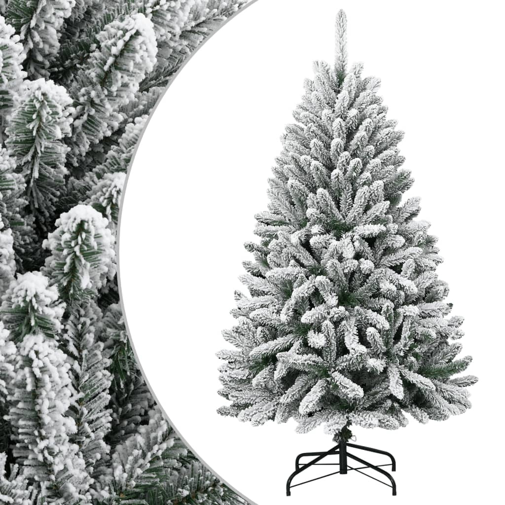 HKM-155539 Foldable Artificial Christmas Tree with Stand, 120 cm, Green PVC