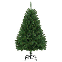HKM-155539 Foldable Artificial Christmas Tree with Stand, 120 cm, Green PVC