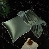 HKM-156179 Solid Color Silk Satin Pillowcase - Single-Sided, 48x74 cm, Soft and Durable