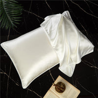 HKM-156179 Solid Color Silk Satin Pillowcase - Single-Sided, 48x74 cm, Soft and Durable
