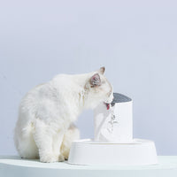 HKM-156243 1.5L Automatic Pet Water Fountain with Adjustable Flow and LED Light