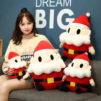 HKM-156307 Large Santa Claus Plush Doll - Soft Stuffed Toy for Kids, Perfect Christmas Gift