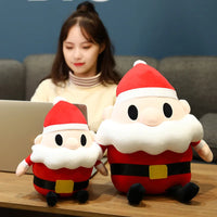 HKM-156307 Large Santa Claus Plush Doll - Soft Stuffed Toy for Kids, Perfect Christmas Gift