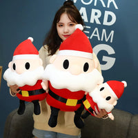 HKM-156307 Large Santa Claus Plush Doll - Soft Stuffed Toy for Kids, Perfect Christmas Gift