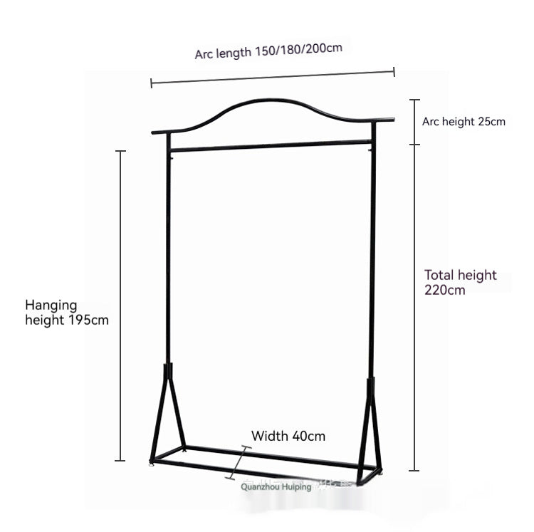 KTX-156563 Gold and Black Floor-Length Dress Display Stand for Wedding Dresses (Various Sizes Available)