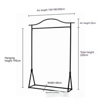 HKM-156563 Gold and Black Floor-Length Dress Display Stand for Wedding Dresses (Various Sizes Available)