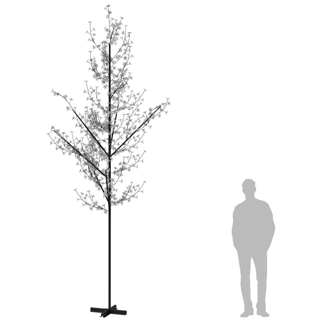 HKM-156691 LED Cherry Blossom Tree with 672 Warm White Lights - 400 cm Tall