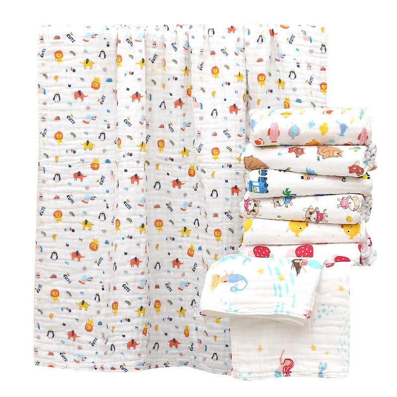 HKM-156883 Children's Pure Cotton Towel - Bright & Fun Designs for Comfort and Playful Adventures