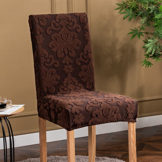 HKM-156947 European-Style Stretch Jacquard Chair Cover in Multiple Colors