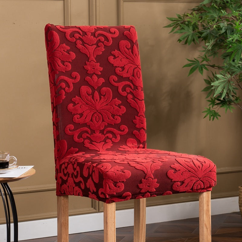 HKM-156947 European-Style Stretch Jacquard Chair Cover in Multiple Colors