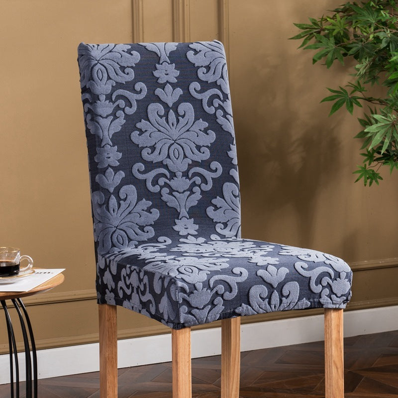 HKM-156947 European-Style Stretch Jacquard Chair Cover in Multiple Colors